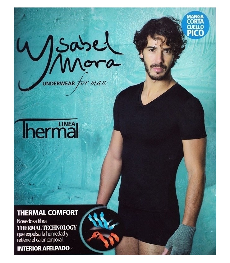 Camiseta Interior Termal Manga Corta Hombre Mod 70100 Isabel Mora