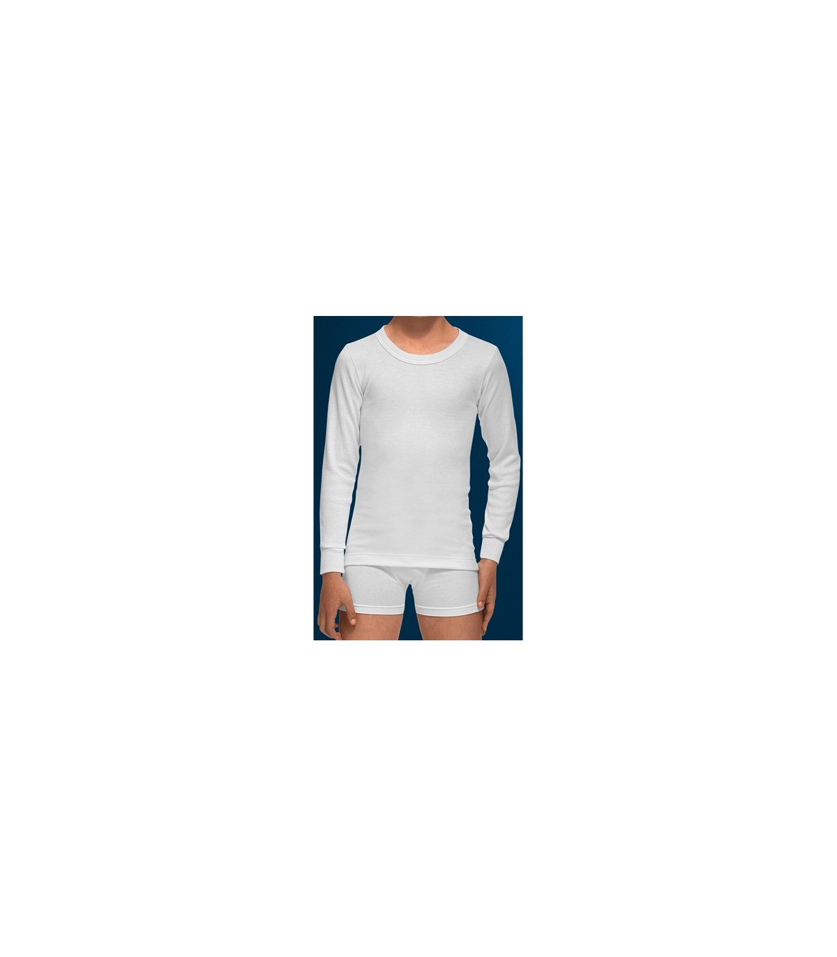 ABANDERADO 202 ✓ Camiseta térmica de niño con canalé manga corta