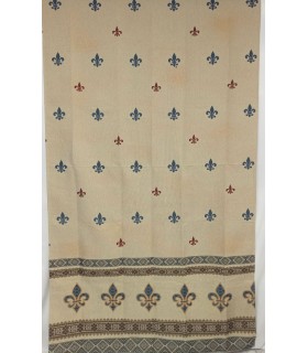 Cortina Alpujarreña Confeccionada. Mod Flor Lis Rap