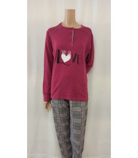 Pijama Señora Algodón Mod. 236615, Muslher.