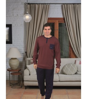 Pijama Hombre Algodón Invernal Mod. DONATO (42098), BH Textil