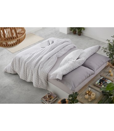 Juego Funda Nórdica Franela Diseño 569, Burrito Blanco