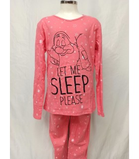 Pijama Niña Minnie Mouse Algodón Mod. 22989.