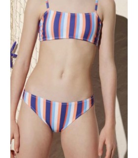 Top Bikini Rayas Niña Mod. 82767, Ysabel Mora.