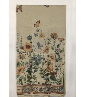 Cortina Alpujarreña Confeccionada. Mod. Mariposas RAP.