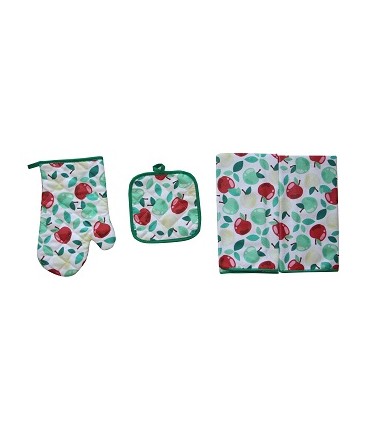 Set de Cocina 4 Piezas Mod. 61417, Bh Textil