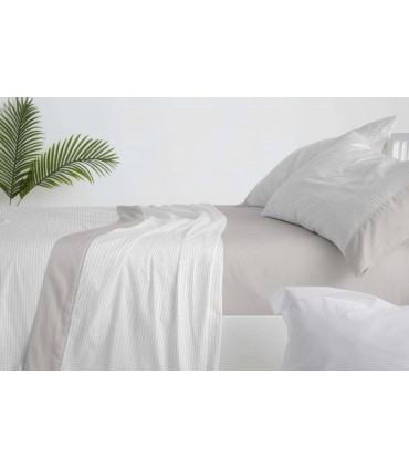 Juego de Sábana Franela Diseño 573, Burrito Blanco