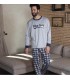Pijama Hombre Algodón Invernal Mod. Florin (42183), BH Textil