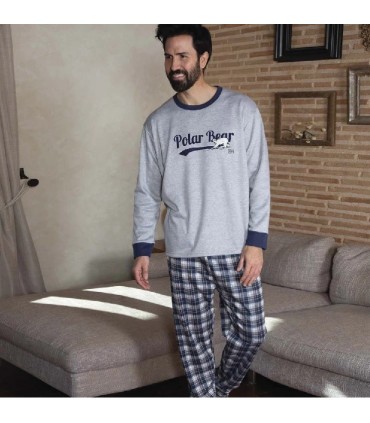 Pijama Hombre Algodón Invernal Mod. Florin (42183), BH Textil