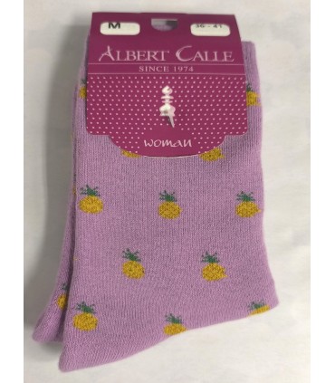 Calcetín Señora Estampado Mod. 400/42, Albert Calle.