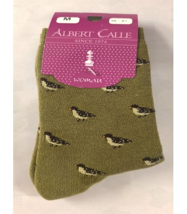 Calcetín Señora Estampado Mod. 400/41, Albert Calle.