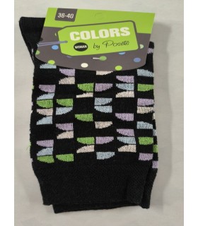 Calcetín Señora Estampado Mod. GEOMETRICO (3415), Posets