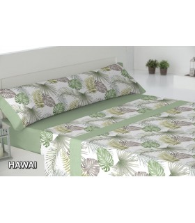 Juego de sábanas verano Mod. HAWAI, Cisne Rojo.