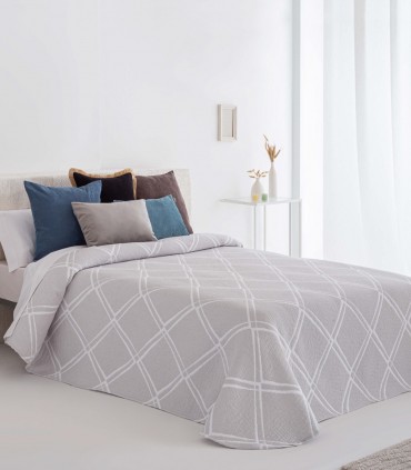 Colcha Jacquard Reversible Mod. TORLA, Sandeco.