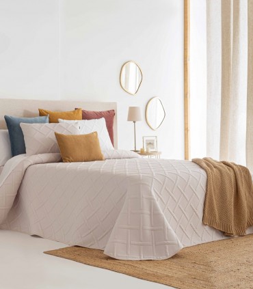 Colcha Jacquard Reversible Mod. ZUERA, Sandeco.