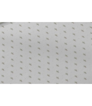 Juego de Sábanas Velvelina Mod. 10, Burrito Blanco.