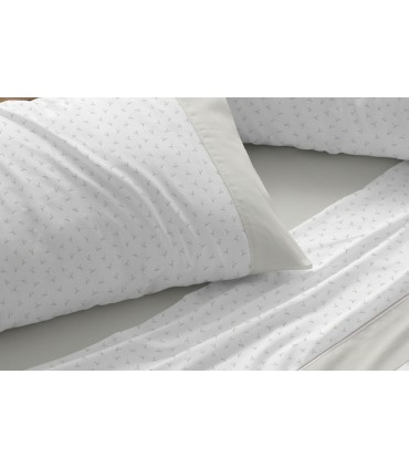 Juego de Sábana Franela Diseño 576, Burrito Blanco