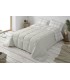 Edredón Comforter de invierno Mod 264, Burrito Blanco, Color único Gris