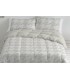 Edredón Comforter de invierno Mod 264, Burrito Blanco, Color único Gris