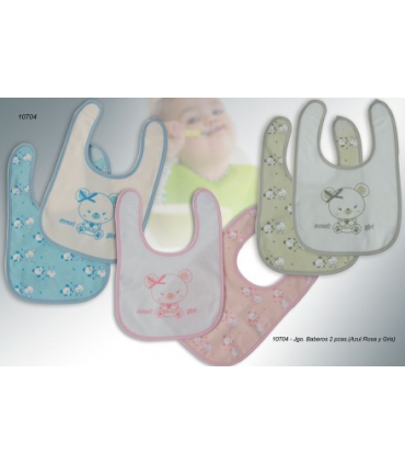 Juego babero 2 piezas, Mod. 10704