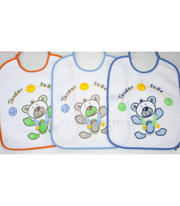 Pack 3 baberos multicolor, Mod. 10696