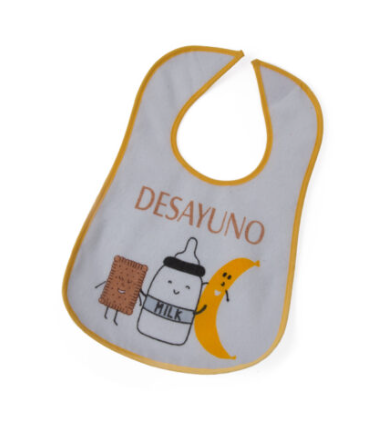 Juego babero 3 piezas multicolor, Mod.10703