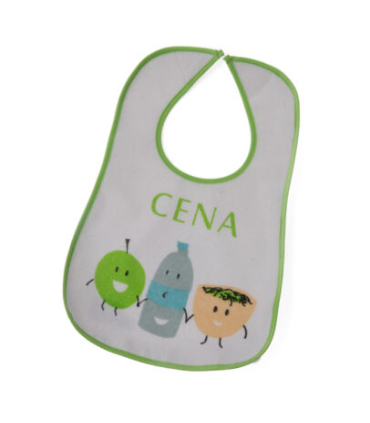 Juego babero 3 piezas multicolor, Mod.10703