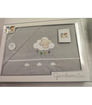 Juego de Sábana infantil CUNA, mod. 11060, Gamberritos