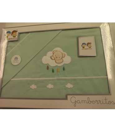 Juego de Sábana infantil CUNA, mod. 11060, Gamberritos