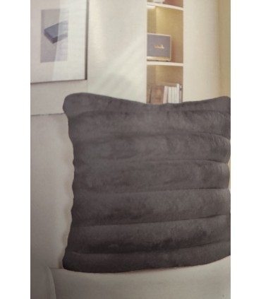 Cojin Mod. Adina Rayas, Algodón Blanco