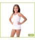 Camiseta tirantes algodón canalé niña, mod. 8606, Lara