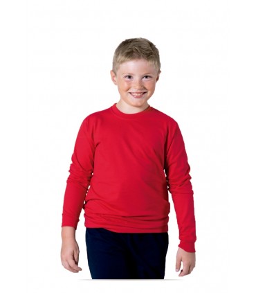 Camiseta Infantil  M/Larga Unisex Mod. 9418, Fabio