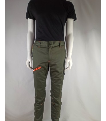 Pantalón Trabajo Multibolsillos cremallera Elástico, Navetex