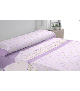 Juego de Sábana Verano Mod. Violetas, Trovador