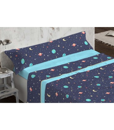 Sábana Coralina Diseño Infantil 758, Burrito Blanco