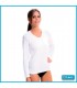 Camiseta Interior Manga Larga Pico Señora, Mod.8310-LARA-