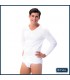 Camiseta Interior Manga Larga Escote Caballero, Mod.8214-FABIO-