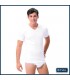 Camiseta Interior Manga Corta Escote Caballero, Mod.8215-FABIO-