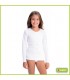 Camiseta Interior Manga Larga Niña, 8610-LARA-