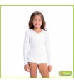 Camiseta Interior Manga Larga Niña, Mod. 8610-LARA-