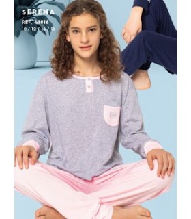 Pijama Niña Algodón Invernal Mod. Serena (41816), BH Textil