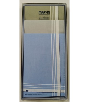 Pack de 6 Pañuelos Caballero, Marvin.