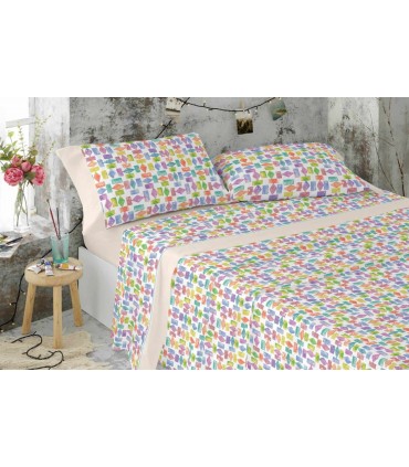 Juego de Sábana Verano Mod. 126, Burrito Blanco.