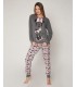 Pijama Mujer Algodón Mod. 55092, Aznar Innova.