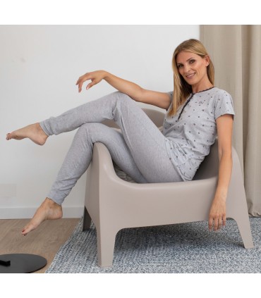 Pijama Mujer Algodón Mod. Tris Elodie (41864), BH Textil
