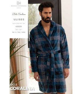Bata Coralina de Hombre Mod. Ulises (42015), Bh Textil.