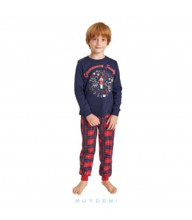 Pijama Niño Navidad Algodón Mod. 750051, MUYDEMI