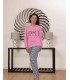 Pijama Mujer Algodón Invernal Mod. Zia (41955), BH Textil