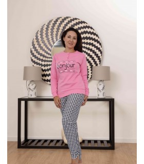 Pijama Mujer Algodón Invernal Mod. Zia (41955), BH Textil