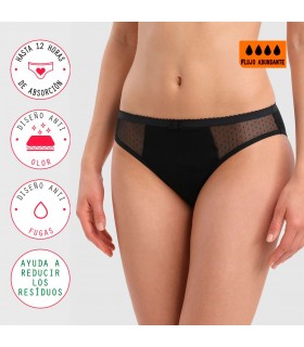 Braga Menstrual BIKINI Flujo Abundante Mod. D0BDS, DIM.
